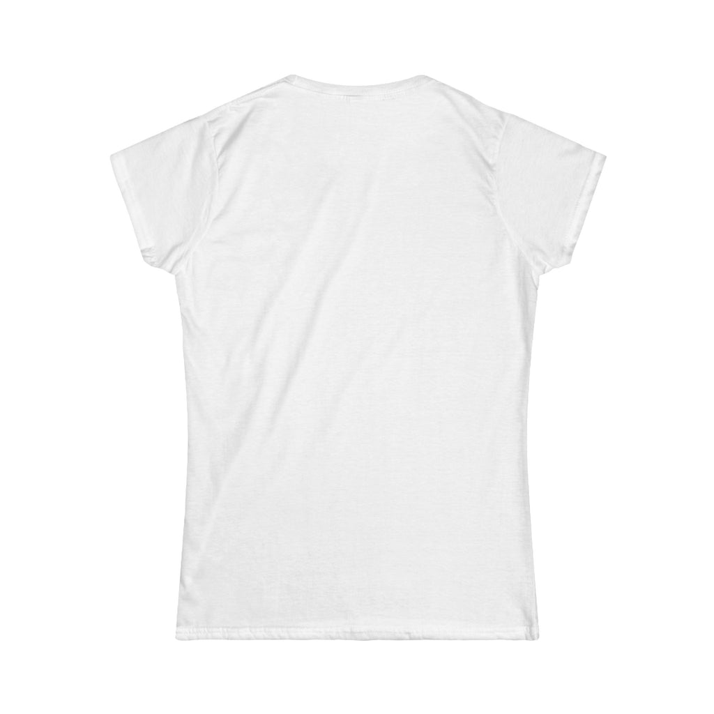 Women's Softstyle White Graphic Tee "Efficient Bitch"